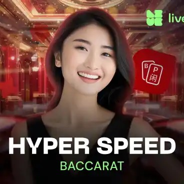 Hyper Speed Baccarat game by Evolution – logo hosted on ToonieBet Casino
