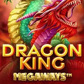 Megaways logo of Dragon King MegawaysTM from GameART at ToonieBet Casino