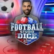Live Dealer logo of Football Studio Dice from Evolution at ToonieBet Casino