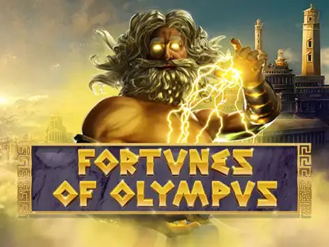 Fortunes of Olympus slot logo by Pragmatic Play at ToonieBet Casino