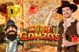 Gonzo&#039;s Treasure Map by Evolution, showcased at tooniebet-ca.com – game logo