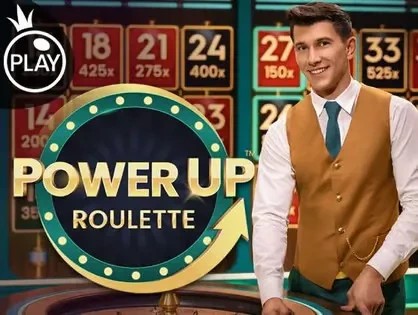 Power UP Roulette logo – Live Dealer by Pragmatic Play at ToonieBet Casino