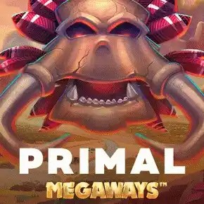Primal Megaways logo by Blueprint Gaming at ToonieBet Casino